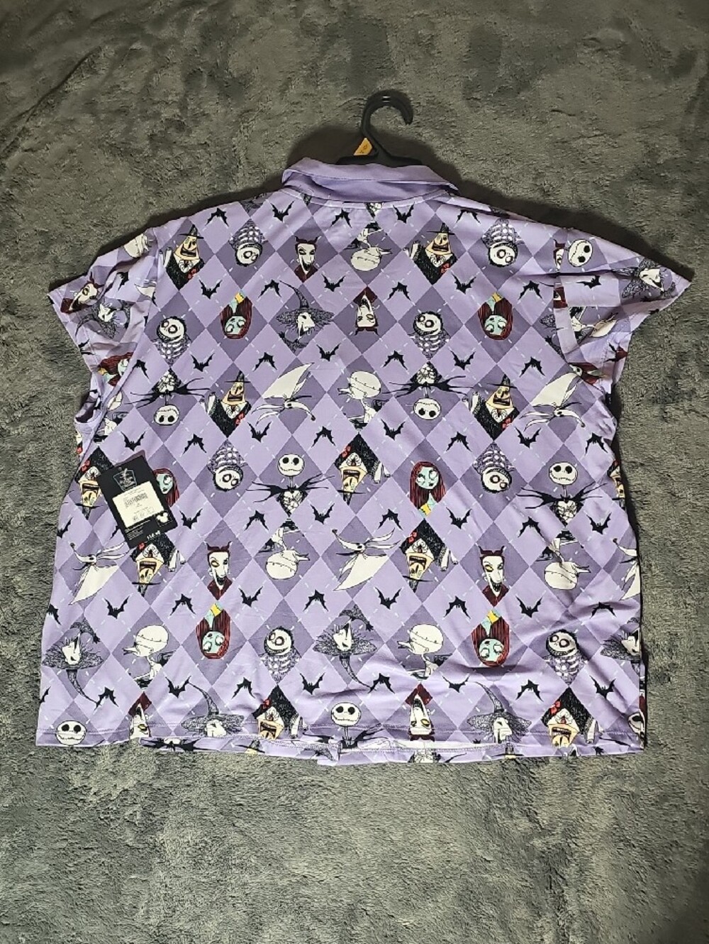 Disney Lavender The Nightmare Before Christmas Short Pajama Set Size L - Picture 6 of 9